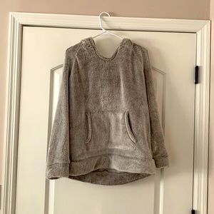 Super comfortable and cozy plush hoodie